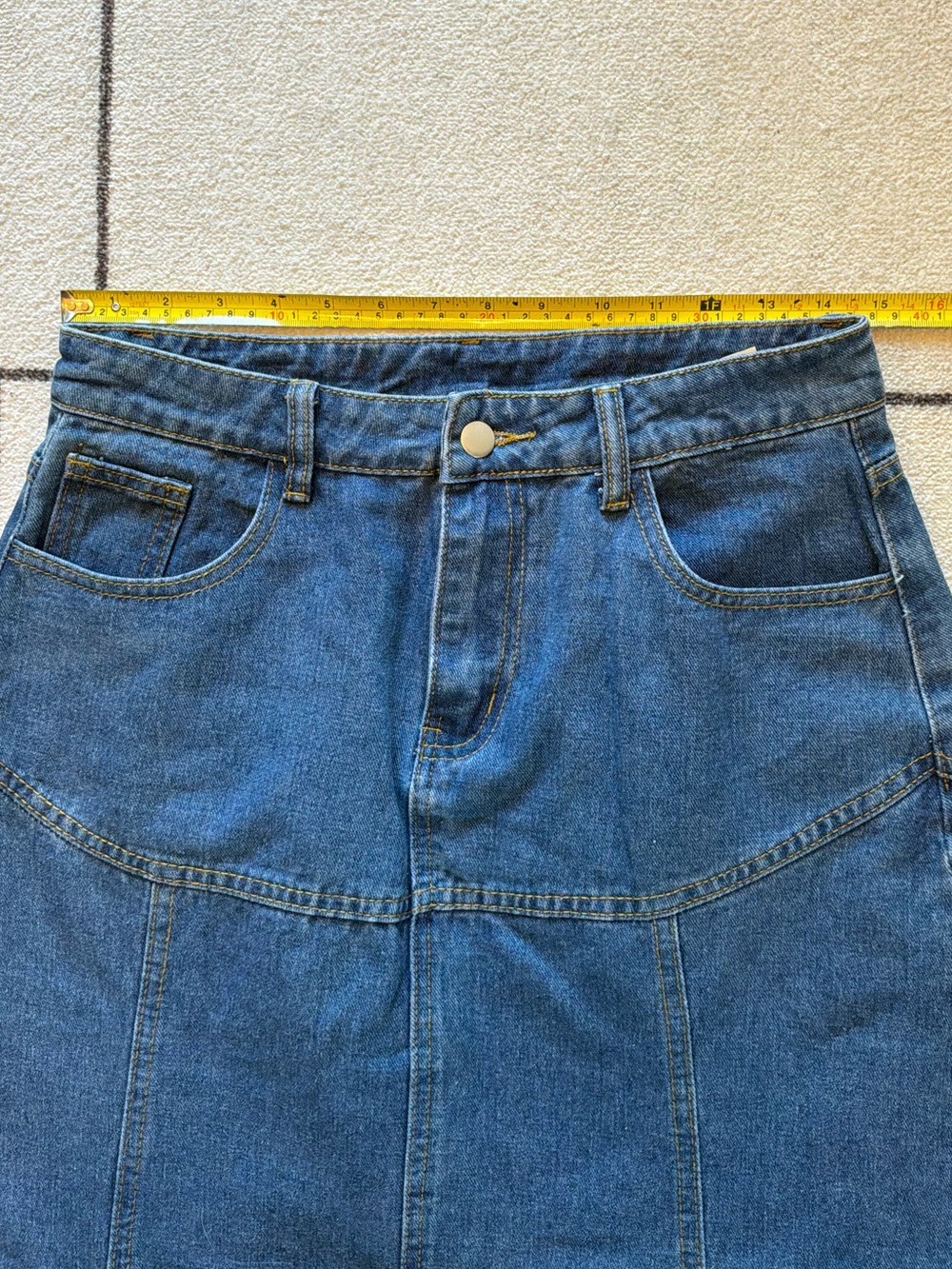 Women’s Denim A-Line Skirt Large (might fit Medium) - Picture 3 of 6
